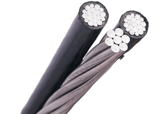1kv PVC θηκών τρηπλό υπερυψωμένο καλώδιο πτώσης υπηρεσιών καλωδίων υπερυψωμένο