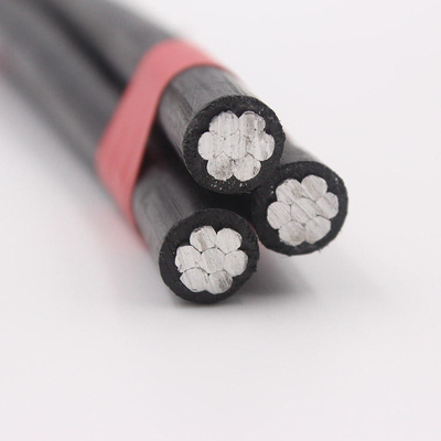 6 AWG Αλουμινίου Τριπλέξ Υπηρεσιακό καλώδιο πτώσης ASTM B-230 B-231