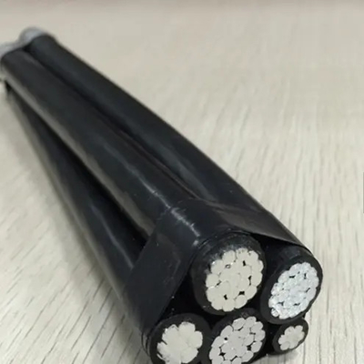 0.6/1kV Duplex Triplex Aluminium Conductor ABC Cable XLPE LDPE PVC Isolation Overhead Aluminium Preensamblado Wires Ηλεκτρονικό καλώδιο με διπλό ή τριπλό αλουμίνιο