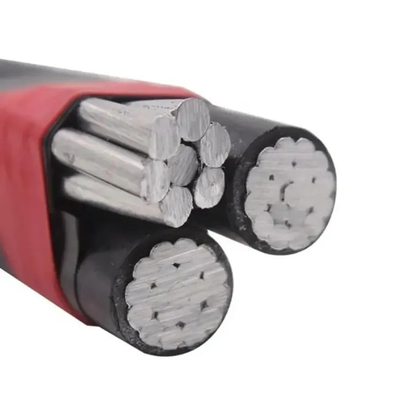 0.6/1kv Χαμηλή τάση Μέση τάση Διαχωριστής Επάνω Απομονωμένη Γραμμή Αλουμινίου Αεροσύρματος Δικτύου Δικτύου ABC