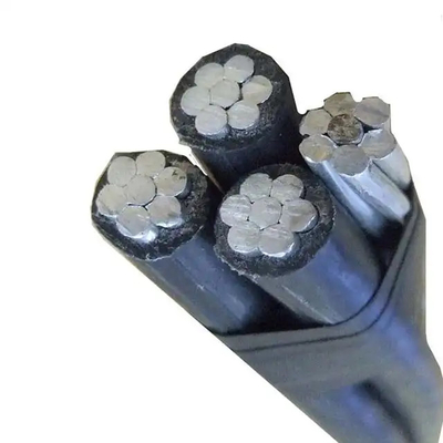 1KV χαμηλής τάσης αέρας συνδεδεμένο καλώδιο ABC PVC/PE/XLPE απομονωμένο καλώδιο υπερυψωμένου καλωδίου