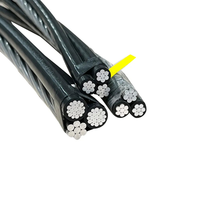 Χαμηλή τάση 0,6/1kv XLPE/PVC Απομονωμένο αερομεταφορικό δέμα Προδιαγραφές Πολυπυρηνικό καλώδιο υπερυψωμένο ABC