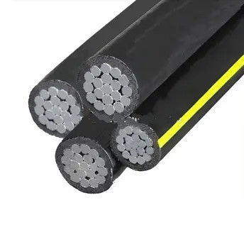 Επάνω 0.6-1KV ABC-Aerial Bundled Cable Αλουμίνιο XLPE Απομονωμένο Aerial Bundle Cable