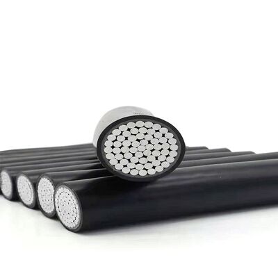 Αεροπορικό καλώδιο ACSR AAC AAAC Αλουμινίου αγωγός με ενιαίο πυρήνα XLPE & PVC Απομονωμένο υπερυψωμένο στρεβλωμένο καλώδιο