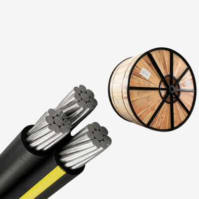 4X50mm2 4X95mm2 Αλουμινίου καλώδιο αγωγού XLPE/PVC/PE μονωμένο καλώδιο ABC AAC AAAC 0.6/1kv Standard Aerial Bundled Conductor