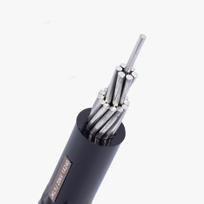 Καλώδιο ηλεκτρικής ενέργειας με μανδύα PVC 1KV εναέριο XLPE μονωμένο αλουμινίου μονόκλωνο για καλώδιο εναέριας γραμμής χαμηλής τάσης JKLGYJ